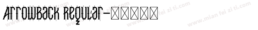 ArrowBack Regular字体转换